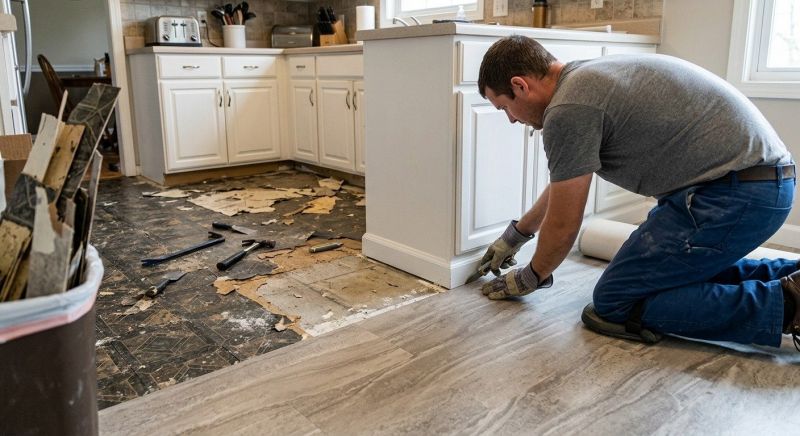 Linoleum Floor Installation in Oxford, PA