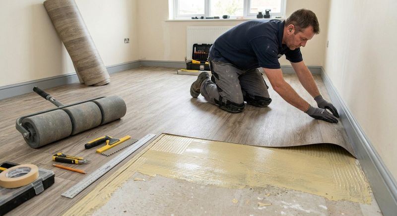 Sheet Flooring Installation in Oxford, PA