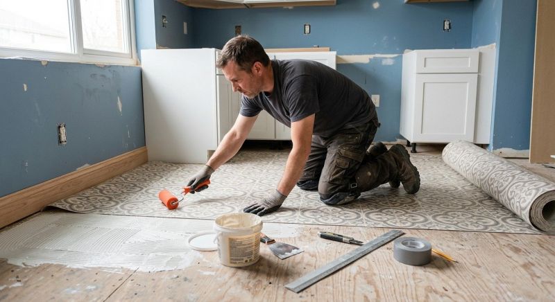 Sheet Linoleum Installation in Aberdeen, MD